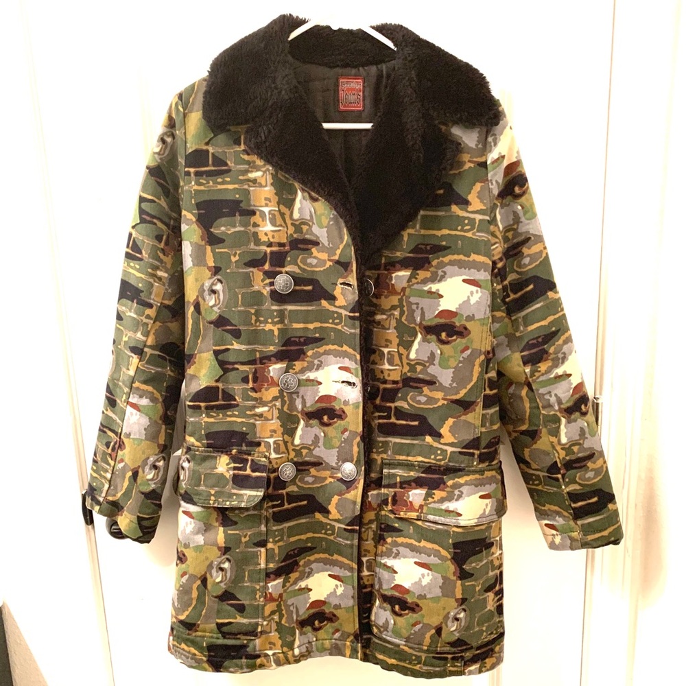 Jean Paul Gaultier Mayakovsky Camo Unisex Coat